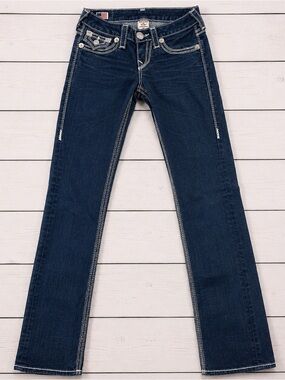 True Religion Billy Big QT Bootcut Jeans Women’s Size 26 Dark Wash